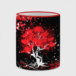 Кружка 3D САКУРА SAKURA ВИШНЯ, цвет: 3D-красный кант — фото 2