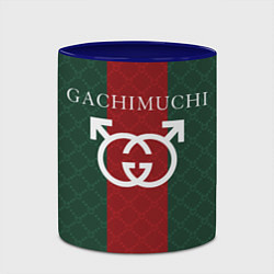 Кружка 3D GACHI GUCCI, цвет: 3D-белый + синий — фото 2