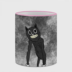 Кружка 3D Cartoon cat, цвет: 3D-розовый кант — фото 2