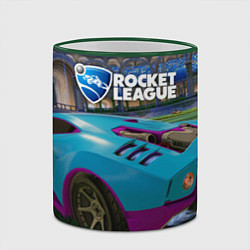 Кружка 3D Rocket League, цвет: 3D-зеленый кант — фото 2