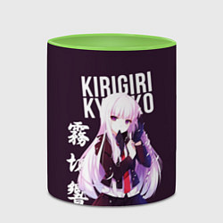 Кружка 3D Kyoko Kirigiri Кёко Киригири, цвет: 3D-белый + светло-зеленый — фото 2