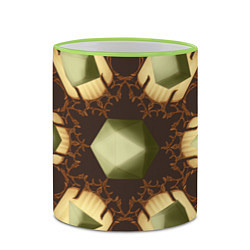Кружка 3D DnD Dices: Celtic Motifs, цвет: 3D-светло-зеленый кант — фото 2