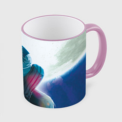 Кружка цветная Легоси Хару крупный принт