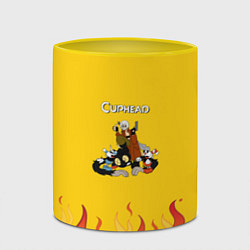 Кружка 3D CUPHEAD ДАНТЕ, цвет: 3D-белый + желтый — фото 2