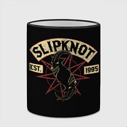 Кружка 3D Slipknot 1995, цвет: 3D-черный кант — фото 2