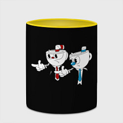 Кружка 3D CUPHEAD PULP FICTION, цвет: 3D-белый + желтый — фото 2