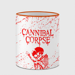 Кружка 3D Cannibal corpse, цвет: 3D-оранжевый кант — фото 2