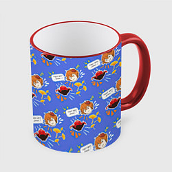 Кружка цветная Тарталья на обеде