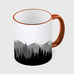 Кружка цветная SIREN HEAD DARK FOREST