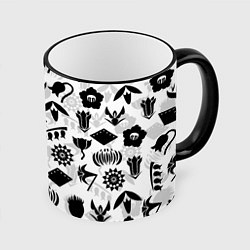 Кружка цветная БЛИЧ КАПИТАНЫ ГОТЕЙ 13 ЭМБЛЕМЫ