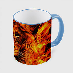 Кружка цветная LION