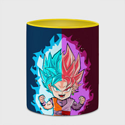 Кружка 3D Vegeta power, цвет: 3D-белый + желтый — фото 2