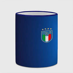 Кружка 3D Сборная Италии, цвет: 3D-синий кант — фото 2