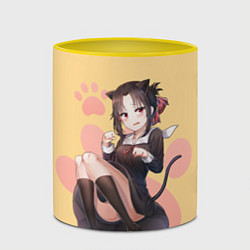 Кружка 3D Neko Kaguya, цвет: 3D-белый + желтый — фото 2
