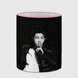 Кружка 3D Namjoon black, цвет: 3D-розовый кант — фото 2