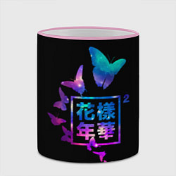 Кружка 3D Jinterfly Bts, цвет: 3D-розовый кант — фото 2