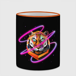 Кружка 3D Тигр, цвет: 3D-оранжевый кант — фото 2
