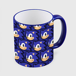Кружка цветная Sonic pattern