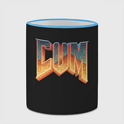 Кружка 3D Doom Gachi Remix, цвет: 3D-небесно-голубой кант — фото 2
