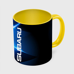 Кружка цветная Subaru