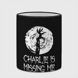 Кружка 3D Charlie is missing me, цвет: 3D-черный кант — фото 2