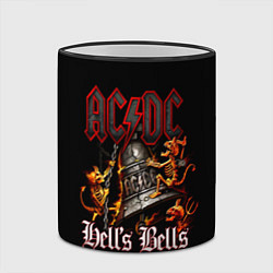Кружка 3D ACDC Hells Bells, цвет: 3D-черный кант — фото 2