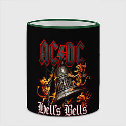 Кружка 3D ACDC Hells Bells, цвет: 3D-зеленый кант — фото 2