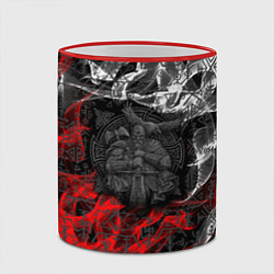 Кружка 3D Викинги, цвет: 3D-красный кант — фото 2