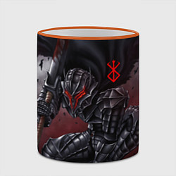 Кружка 3D ГАТС БЕРСЕРК аниме, цвет: 3D-оранжевый кант — фото 2