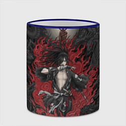 Кружка 3D ХЯККИМАРУ В ОГНЕ ДОРОРО, цвет: 3D-синий кант — фото 2