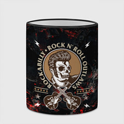 Кружка 3D Элвис Пресли Rock n roll, цвет: 3D-черный кант — фото 2