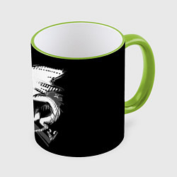Кружка 3D Андрей Пиро, цвет: 3D-светло-зеленый кант