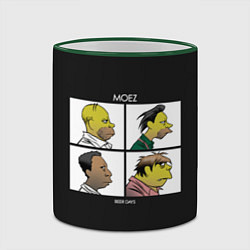Кружка 3D Mozes band, цвет: 3D-зеленый кант — фото 2