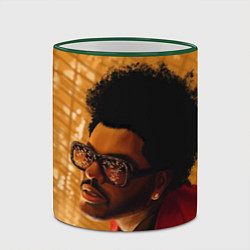 Кружка 3D After Hours - The Weeknd, цвет: 3D-зеленый кант — фото 2