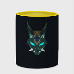 Кружка 3D Genshin Impact - Xiao, цвет: 3D-белый + желтый — фото 2