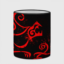 Кружка 3D ТАТУИРОВКА ДРАКЕНА, цвет: 3D-черный кант — фото 2