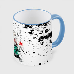 Кружка цветная Ророноа Зоро пират Соломенной Шляпы