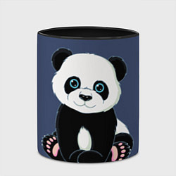 Кружка 3D Милая Панда Sweet Panda, цвет: 3D-белый + черный — фото 2