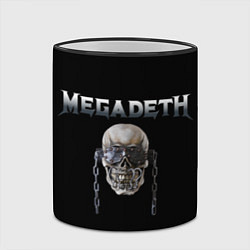 Кружка 3D Megadeth, цвет: 3D-черный кант — фото 2