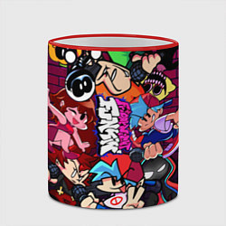Кружка 3D ВСЕ ПЕРСОНАЖИ ИЗ ИГРЫ, цвет: 3D-красный кант — фото 2