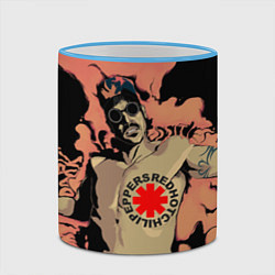 Кружка 3D RED HOT CHILI PEPPERS РЕД ХОТ ЧИЛИ ПЕППЕРС Z, цвет: 3D-небесно-голубой кант — фото 2