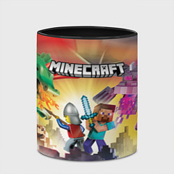 Кружка 3D MINECRAFT МАЙНКРАФТ Z, цвет: 3D-белый + черный — фото 2