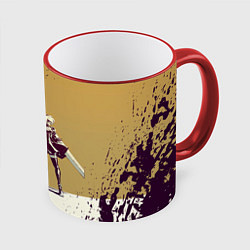 Кружка цветная Yorha 2B Nier Automata Z