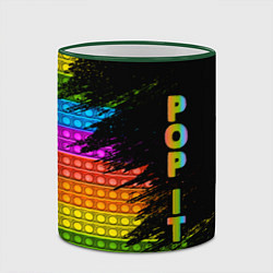 Кружка 3D ИГРУШКА POP it ПОП-ИТ, цвет: 3D-зеленый кант — фото 2