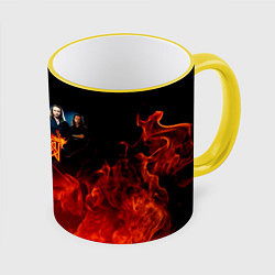 Кружка цветная Ария в огне