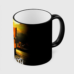 Кружка 3D Кукрыниксы - Артист, цвет: 3D-черный кант