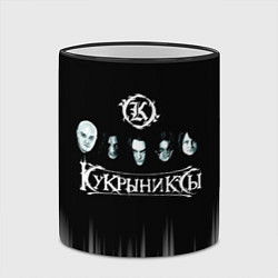 Кружка 3D Кукрыниксы состав группы, цвет: 3D-черный кант — фото 2