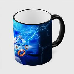 Кружка 3D SONIC СИНИЙ ЁЖ Z, цвет: 3D-черный кант