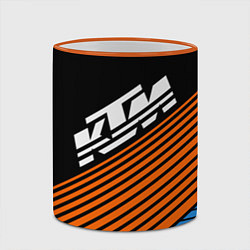 Кружка 3D KTM КТМ Z, цвет: 3D-оранжевый кант — фото 2