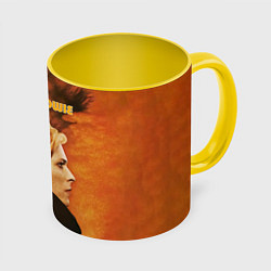 Кружка 3D Low - David Bowie, цвет: 3D-белый + желтый